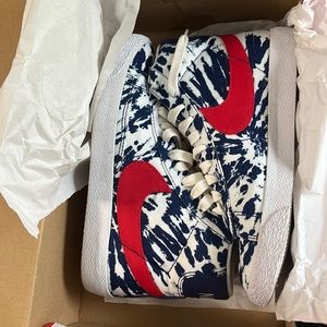 Jean tye dye blazers